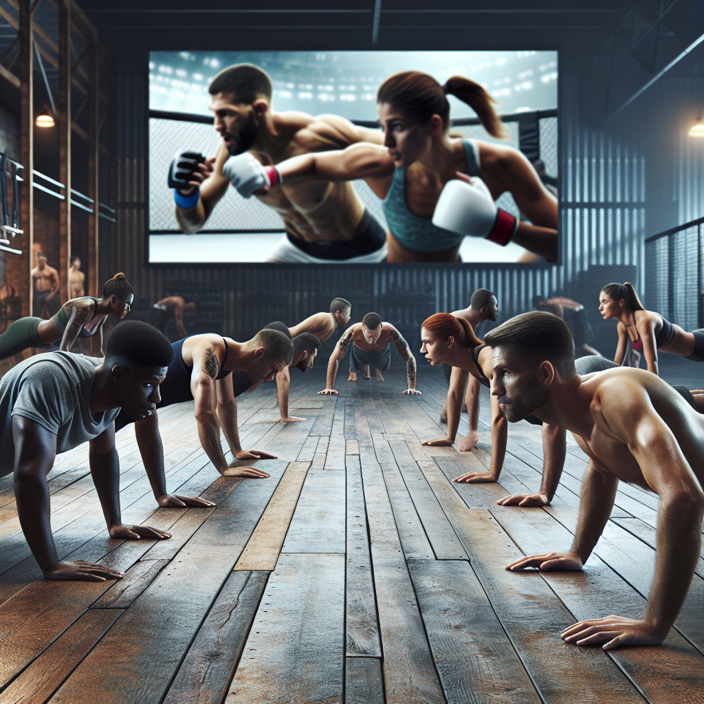 Comment intégrer les pompes dans votre routine de MMA pour booster vos performances
