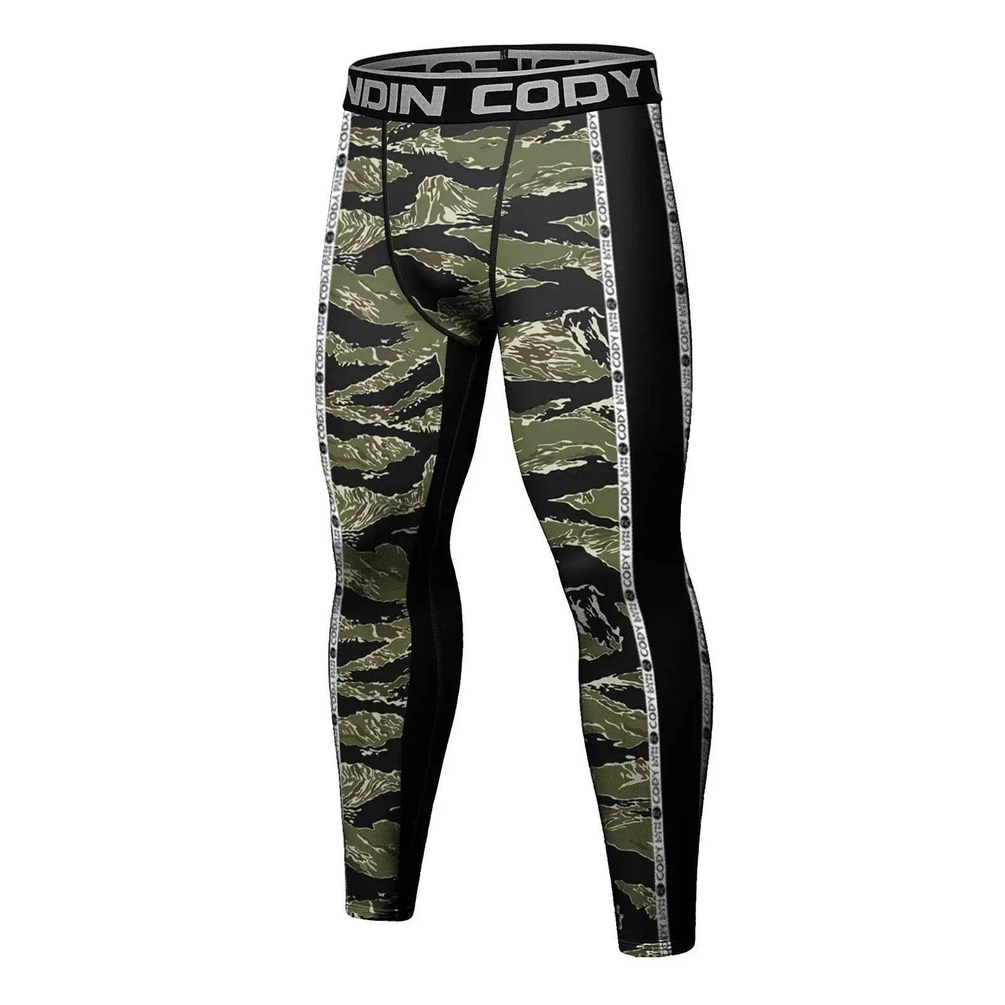 Collant MMA Camouflage Vert Militaire & Noir