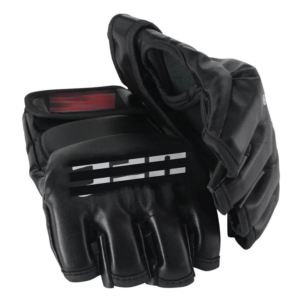 Gants MMA Noirs Rembourrés Haute Protection