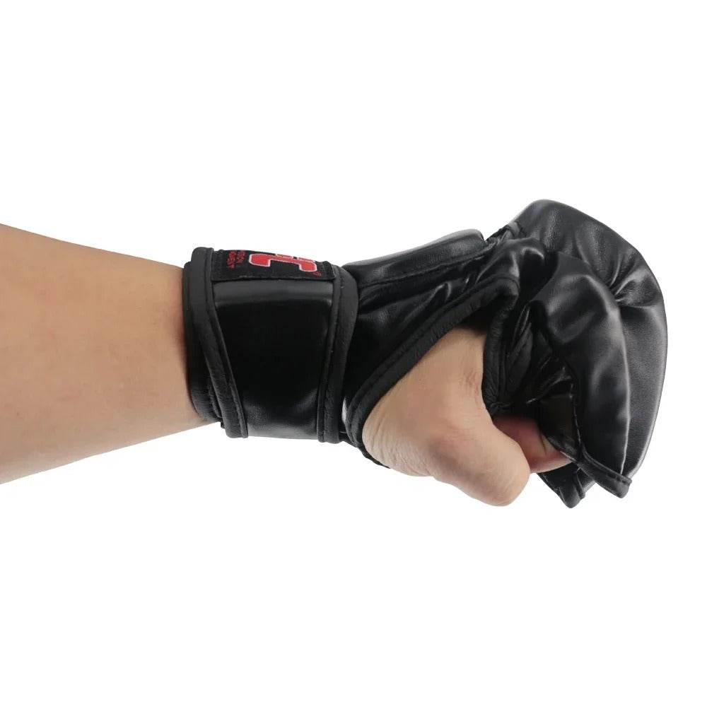Gants MMA Noirs Rembourrés Haute Protection