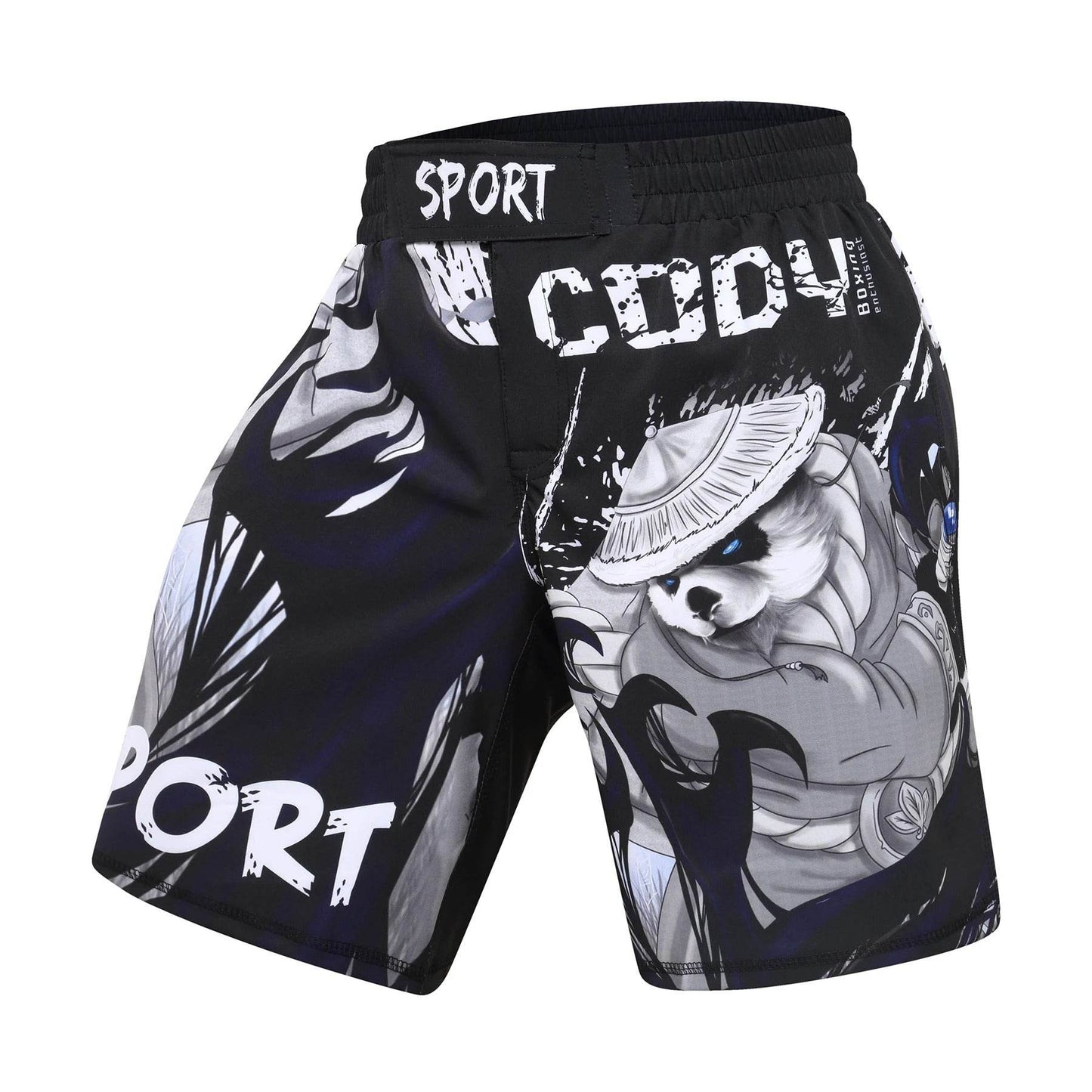 Short MMA Sport Panda Noir