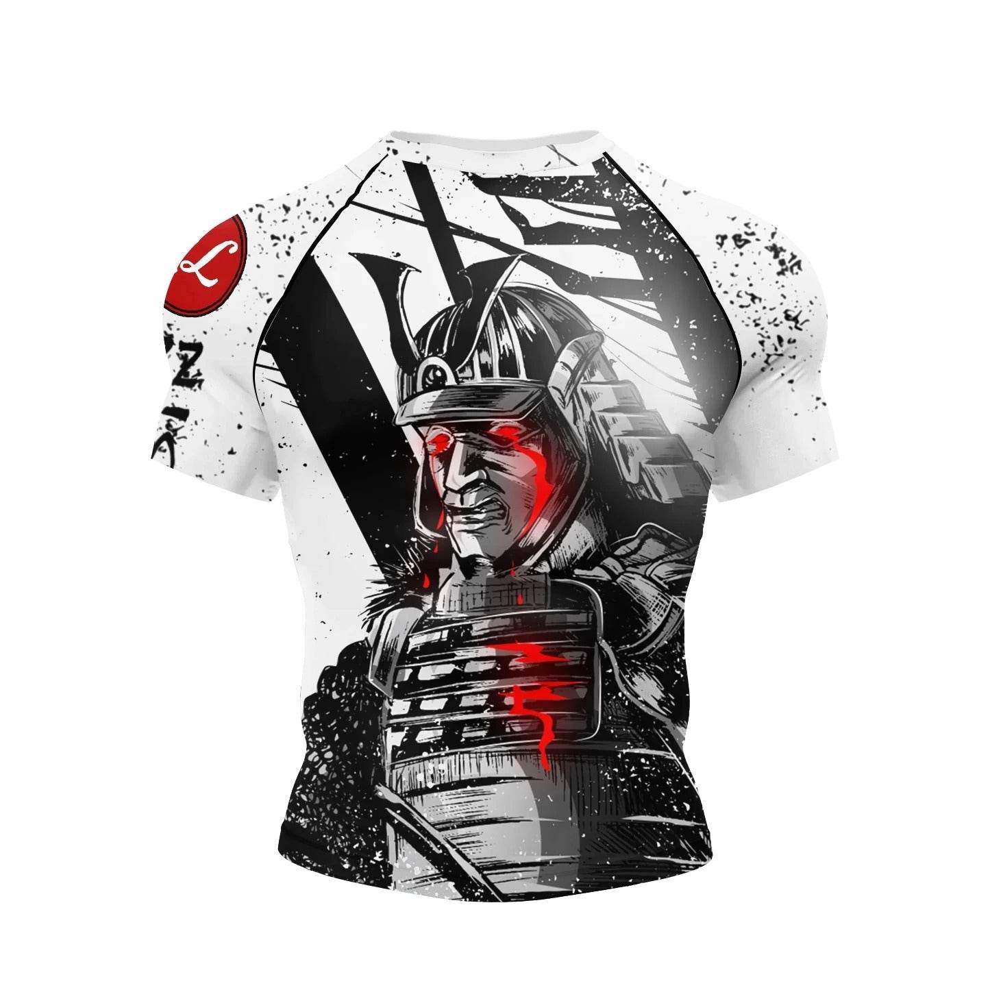 T-shirts MMA Sports Samouraï Rouge & Noir