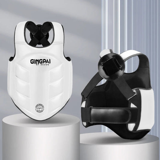 Protection de poitrine MMA GingPai Blanc Intégral
