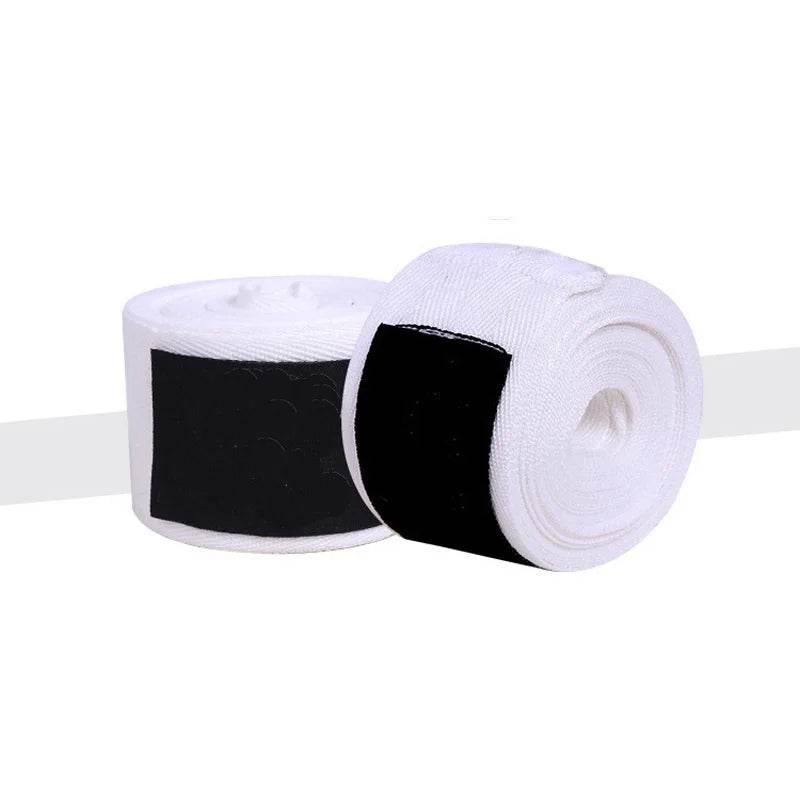 Bandage MMA Protection Blanc Patch Noir