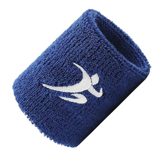Bande de poignet MMA Bleu Nuit Logo Blanc
