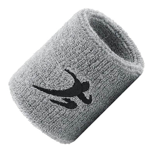 Bande de poignet MMA Gris Chiné Logo Noir Sportif