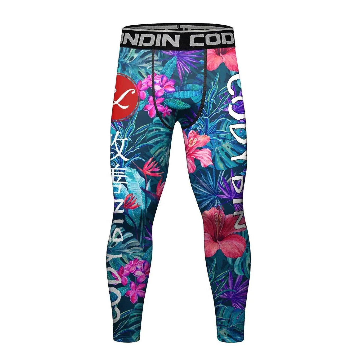 Collant MMA Fleurs Tropicales Éclatantes
