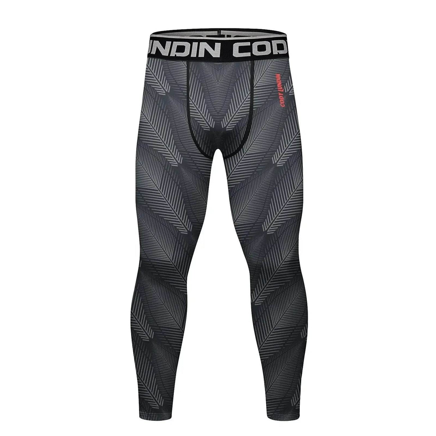 Collant MMA Graphite Motif Chevron