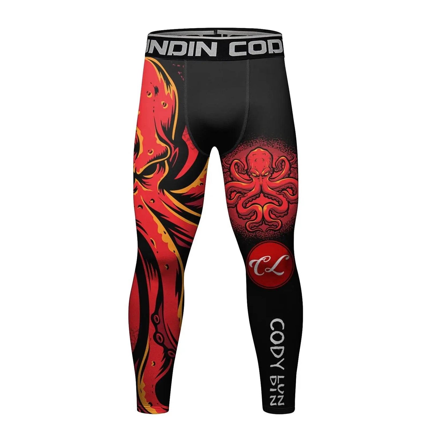 Collant MMA Kraken Rouge & Noir