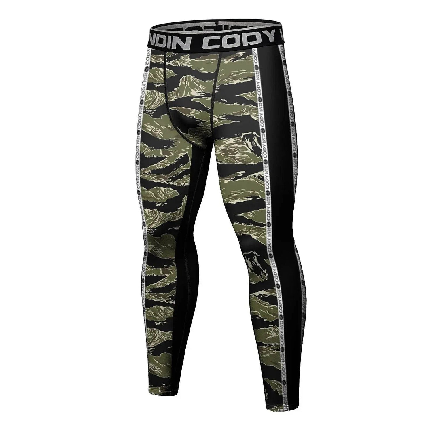 Collant MMA Camouflage Vert Militaire & Noir