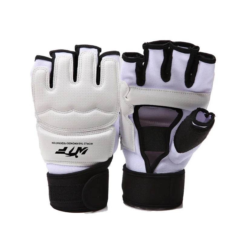 Gants MMA Blanc & Noir Rembourrés