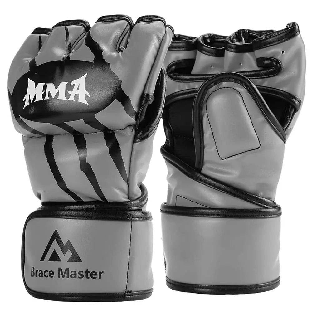 Gants MMA Griffe Grise et Noire