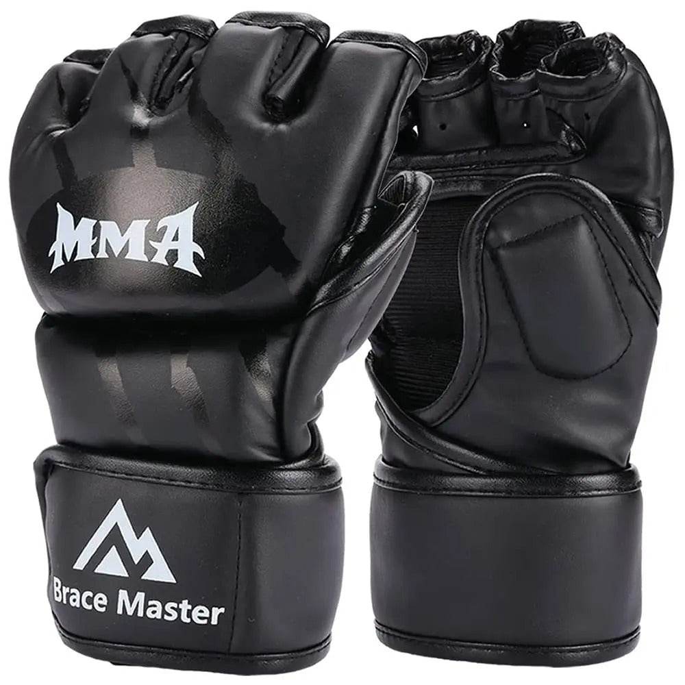Gants MMA Noirs Design Camouflage