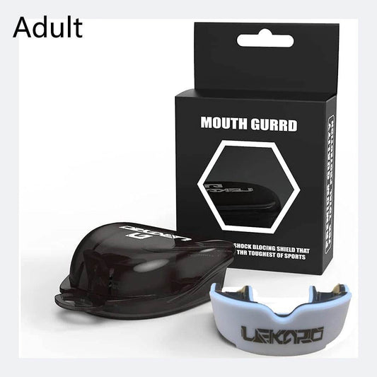 Protège-dents MMA Gris Clair avec Boîtier Noir
