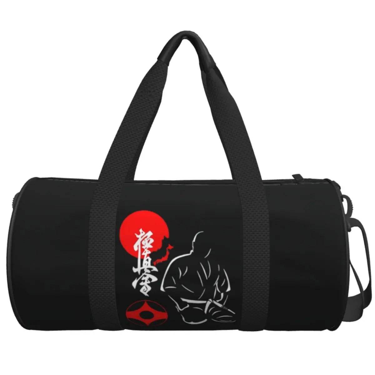 Sac de sport Samouraï Japonais Noir & Rouge