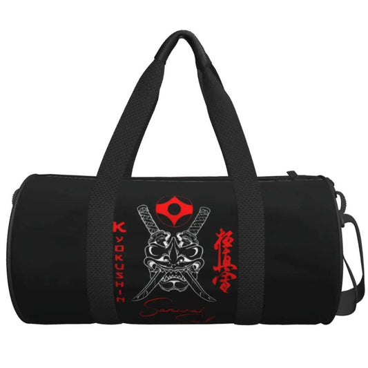 Sac de sport Samouraï Noir & Rouge Kyokushin japonais