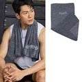 Serviette MMA Microfibre Gris Anthracite Chiné