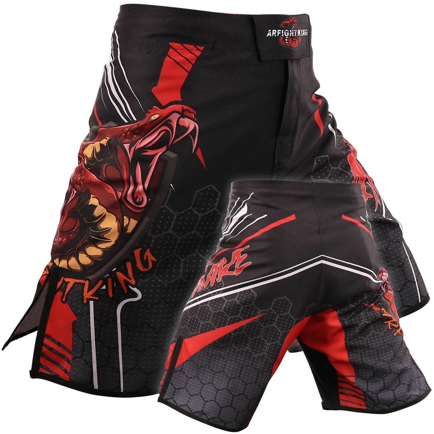 Short MMA AR Fight King Serpent Rouge
