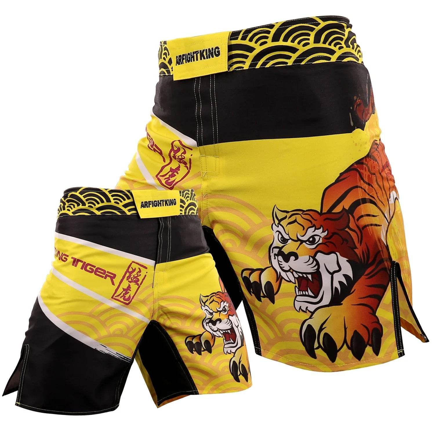 Short MMA AR Fight King Tigre Jaune