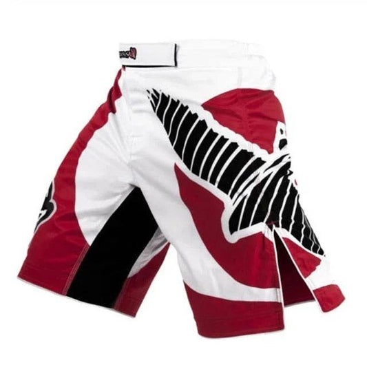 Short MMA Hayabusa Blanc & Rouge 