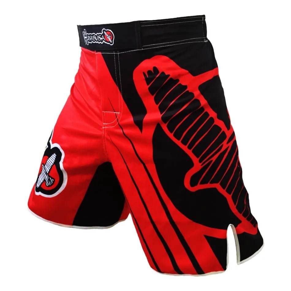 Short MMA Hayabusa Rouge Graphique 