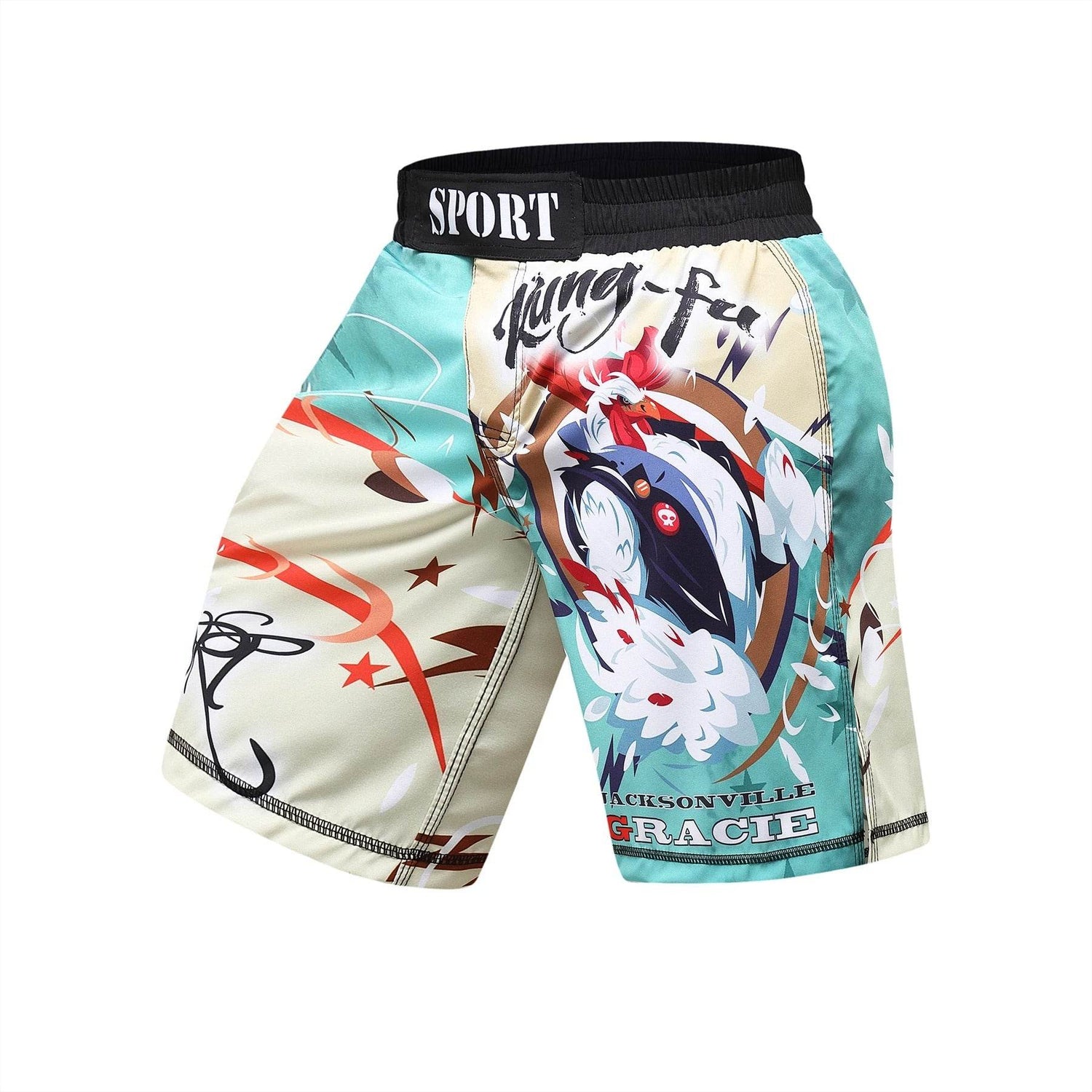 Short MMA Sport Kung-Fu Gracie 