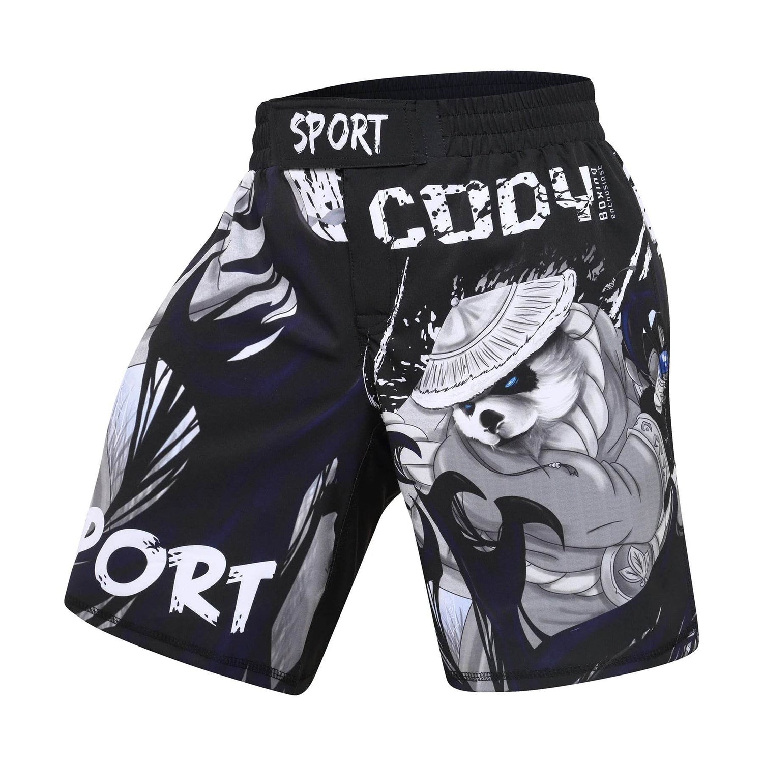 Short MMA Sport Panda Noir 
