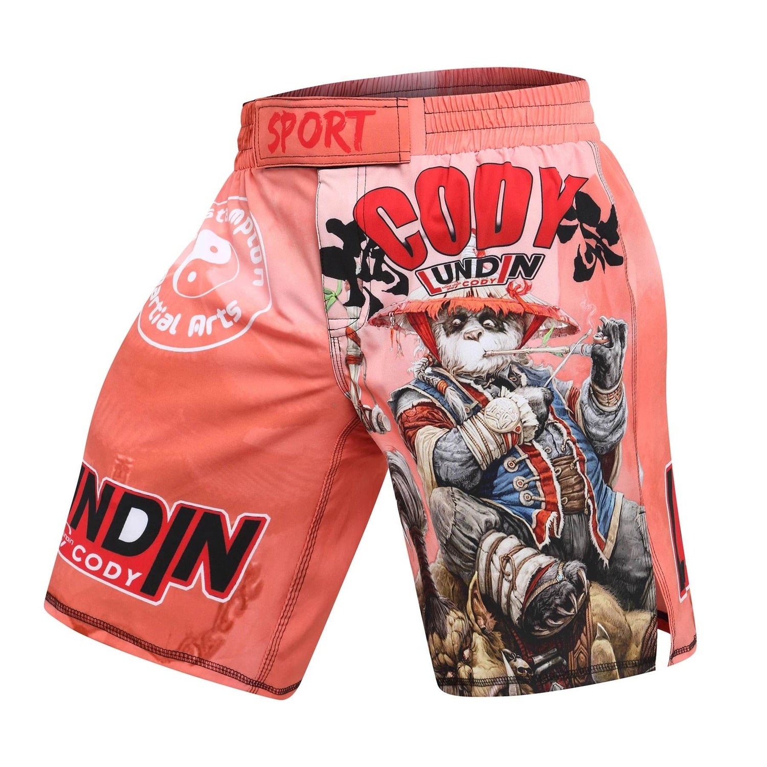 Short MMA Sport Panda Orange 