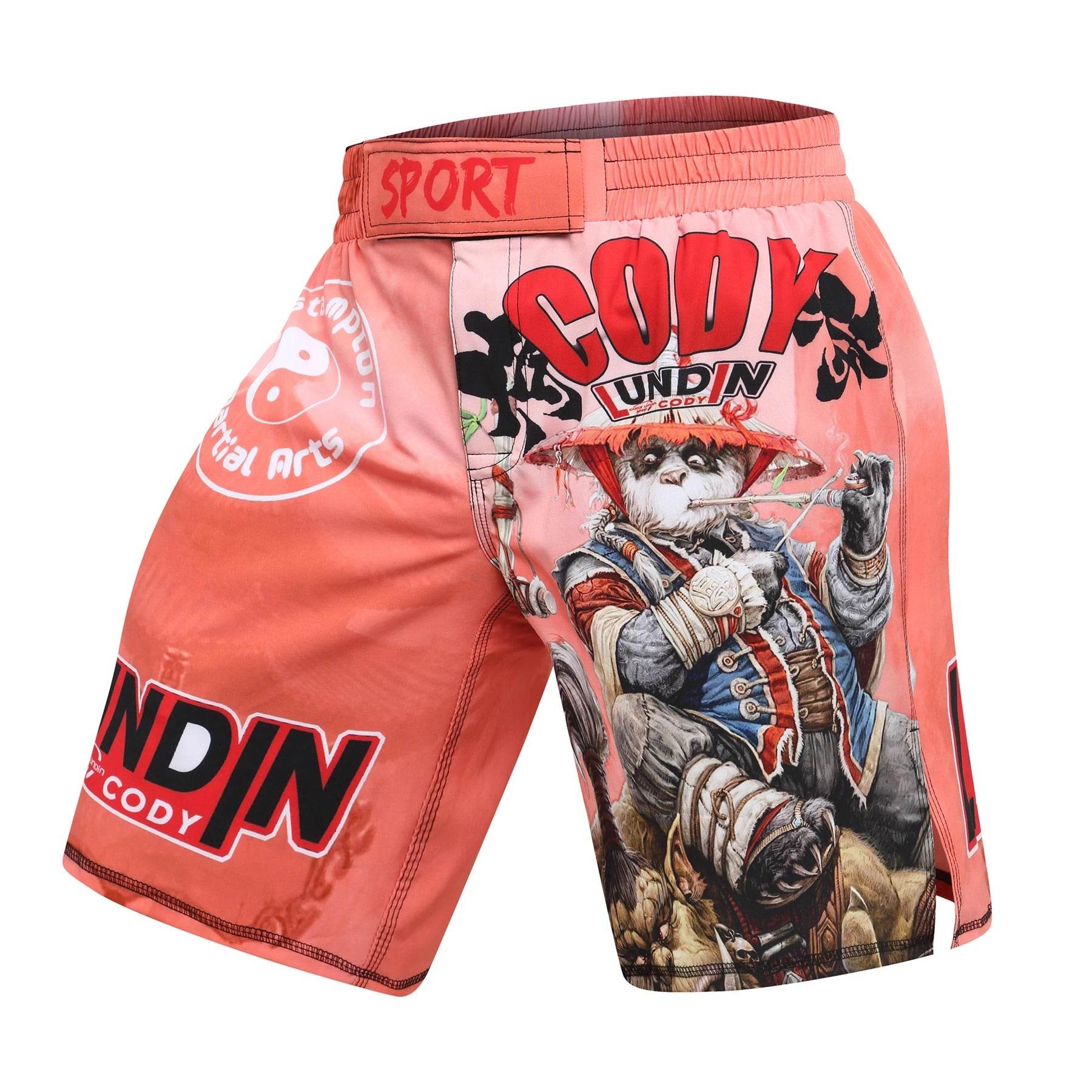 Short MMA Sport Panda Orange 