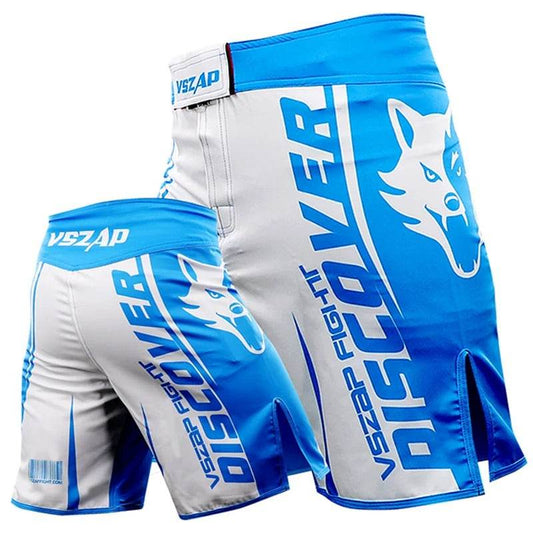 Short MMA VSZAP Bleu & Blanc 