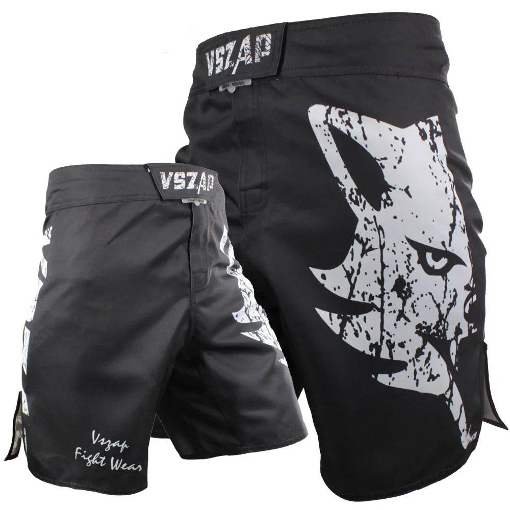 Short MMA VSZAP Noir & Blanc 