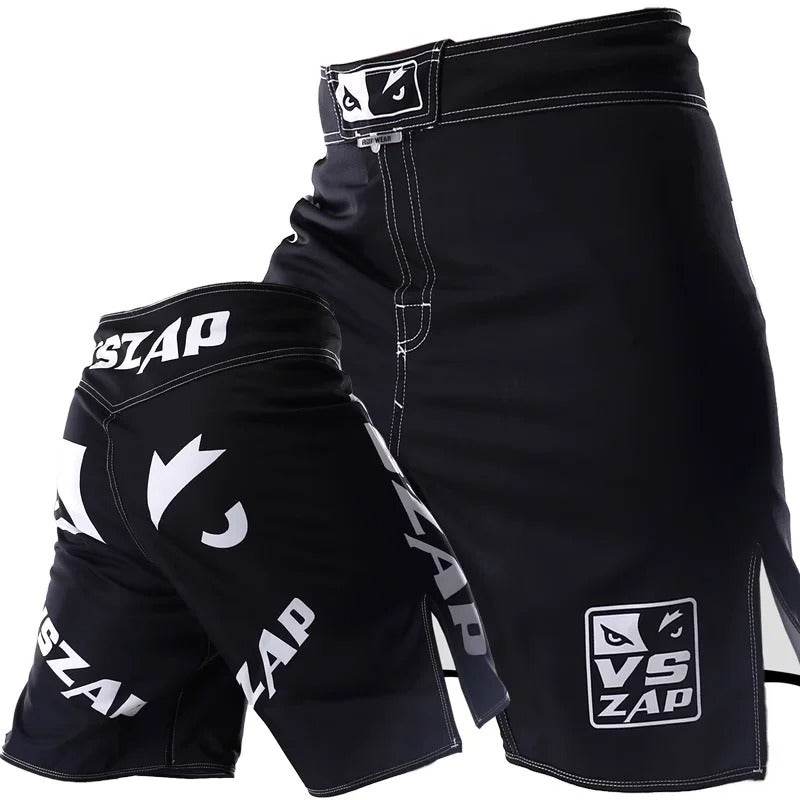 Short MMA VSZAP Noir & Blanc 