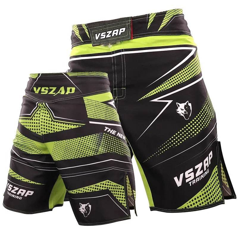 Short MMA VSZAP Noir & Vert 