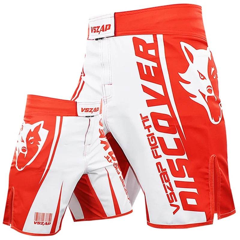 Short MMA VSZAP Rouge & Blanc 