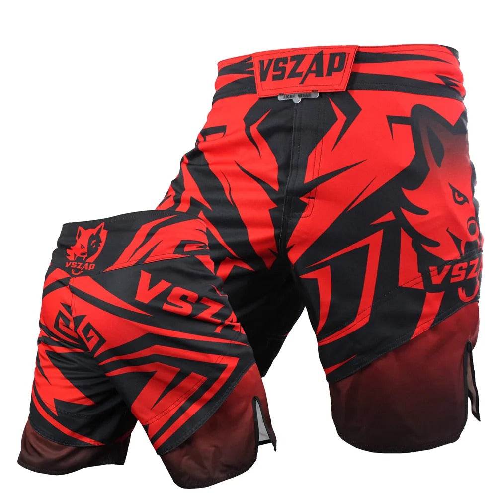 Short MMA VSZAP Rouge & Noir 