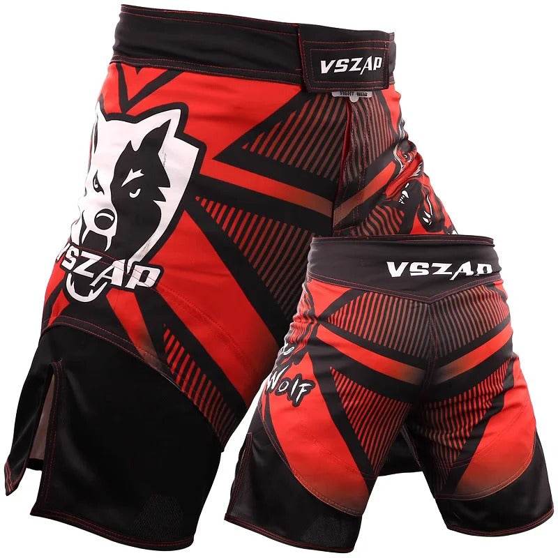 Short MMA VSZAP Rouge & Noir 